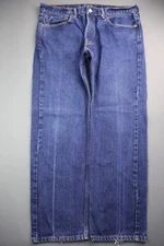 Men's 2012 Levi's 505 Jeans Regular Fit Dark Wash Size 36x30 (Measure 36x29)