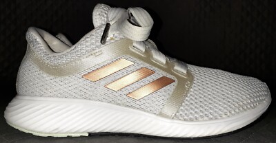 Adidas Bounce Edge Lux Women's White Copper Running Tennis Shoes US 6.5 UK5 