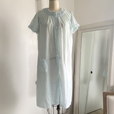 Vintage 50s 60s Sears Charmode House Dress Gown Womens 32-34 Lace Robe