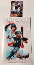 Harry Ford Signed 2021 Bowman Chrome Genesis & 2022 Modesto Nuts Program