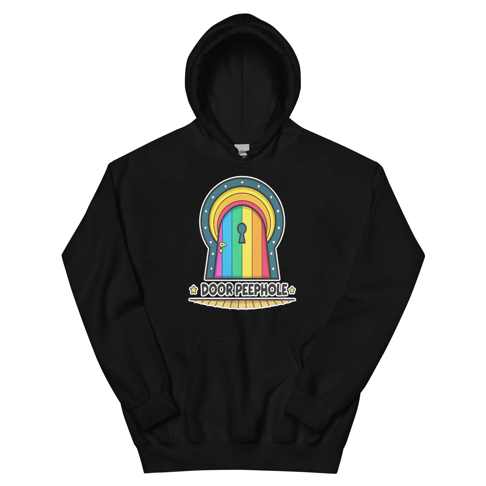 Door Peephole Hotel Item Travel Motel Hoodie