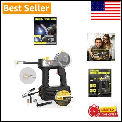 Versatile 110V Gasless Handheld MIG Welder: Complete DIY Welding Kit Included