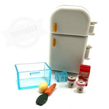 Calico Critters Sylvanian Families Kitchen Furniture WHITE REFRIGERATOR FOOD