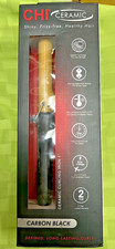 CHI Ceramic Tourmaline 1" Curling Iron Shiny Frizz-free Healthy Hair Blk SEALED