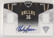 2011 Panini Titanium Home Sweaters Memorabilia 15/100 Philip Larsen #11 Auto rk1