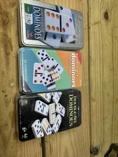 Dominoes Double Six Set of 28 Classic Game with Storage Box New In Box