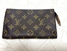 LOUIS VUITTON Monogram Bucket PM Accessory Pouch Used From Japan