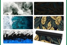 Printed Rubber Anti Slip Desk Pad Large Computer Gaming Mouse Mat