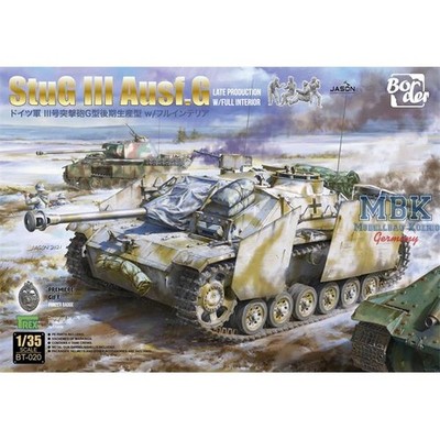 BORDER MODEL BT-020 StuG III Ausf. G with full Interior and Figures