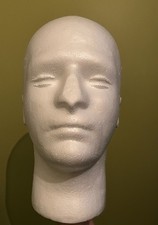 STYROFOAM HEAD DISPLAY - QTY 6 TOTAL IN 1 BOX