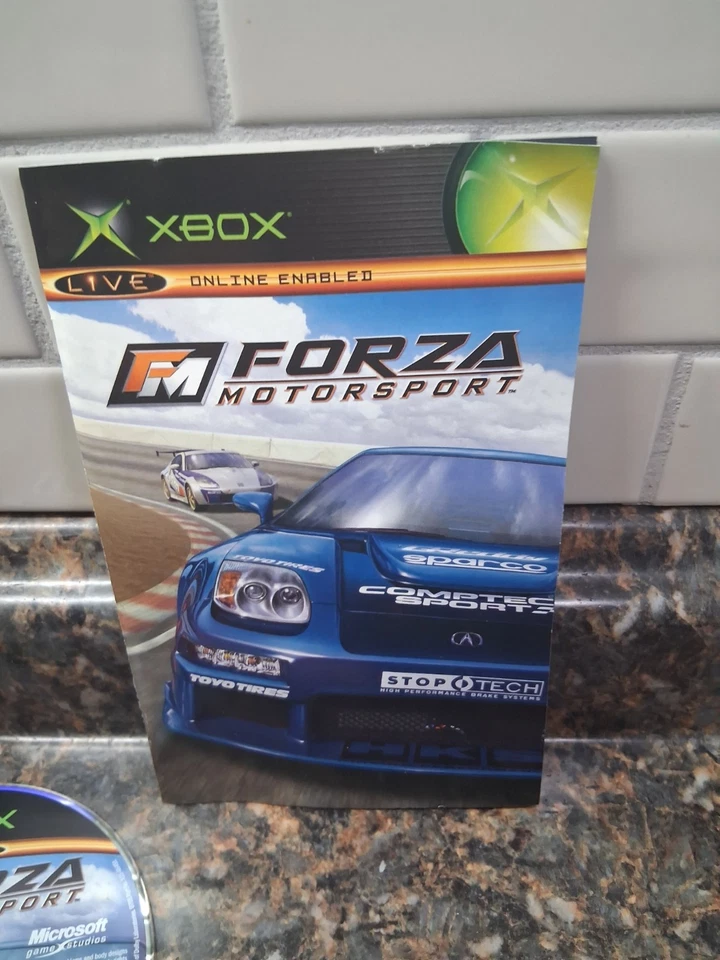 Forza Motorsport (Original Microsoft Xbox, 2005) Complete CIB W/ Manual, Tested - Image 4 of 4