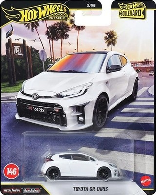 Hot Wheels Premium Toyota GR Yaris White #146 (In-Stock) Boulevard
