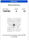 Tim McGraw * The Chicks * Lady A * Fenway Park Boston July 30 TURFB3 Face Value — photo 4