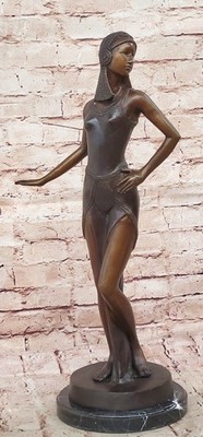 Elegant Bronze Statue Of Tanzend Ägyptische Lady von Milo Hot Guss Artwork Sale