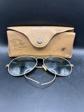 Vintage B L Ray-Ban Bausch  Lomb Aviators Sunglasses With Case
