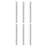 Druckfedern Aus Edelstahl 304, 0,3 Mm X 2 Mm X 30 Mm, Silber, 6 StüCk