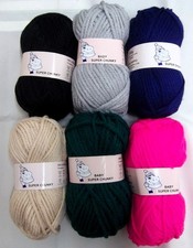 Woolyhippo Super Chunky Baby Yarn Acrylic Wool Soft 100g Knitting Crochet 