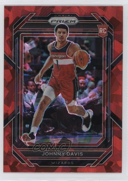 2022-23 Panini Prizm Red Ice Prizm Johnny Davis #231 Rookie RC 9l4