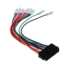 20P Atx To 2 Port 6Pin At Psu Converter Power Cable For Computer.82