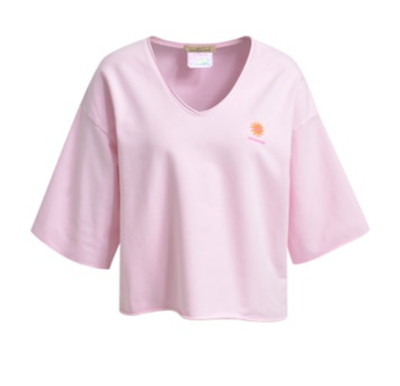 Smith & Soul 0388 Shirt Boxy Cropped Sweatshirt Shortsleeve Top size S UVP 69,99