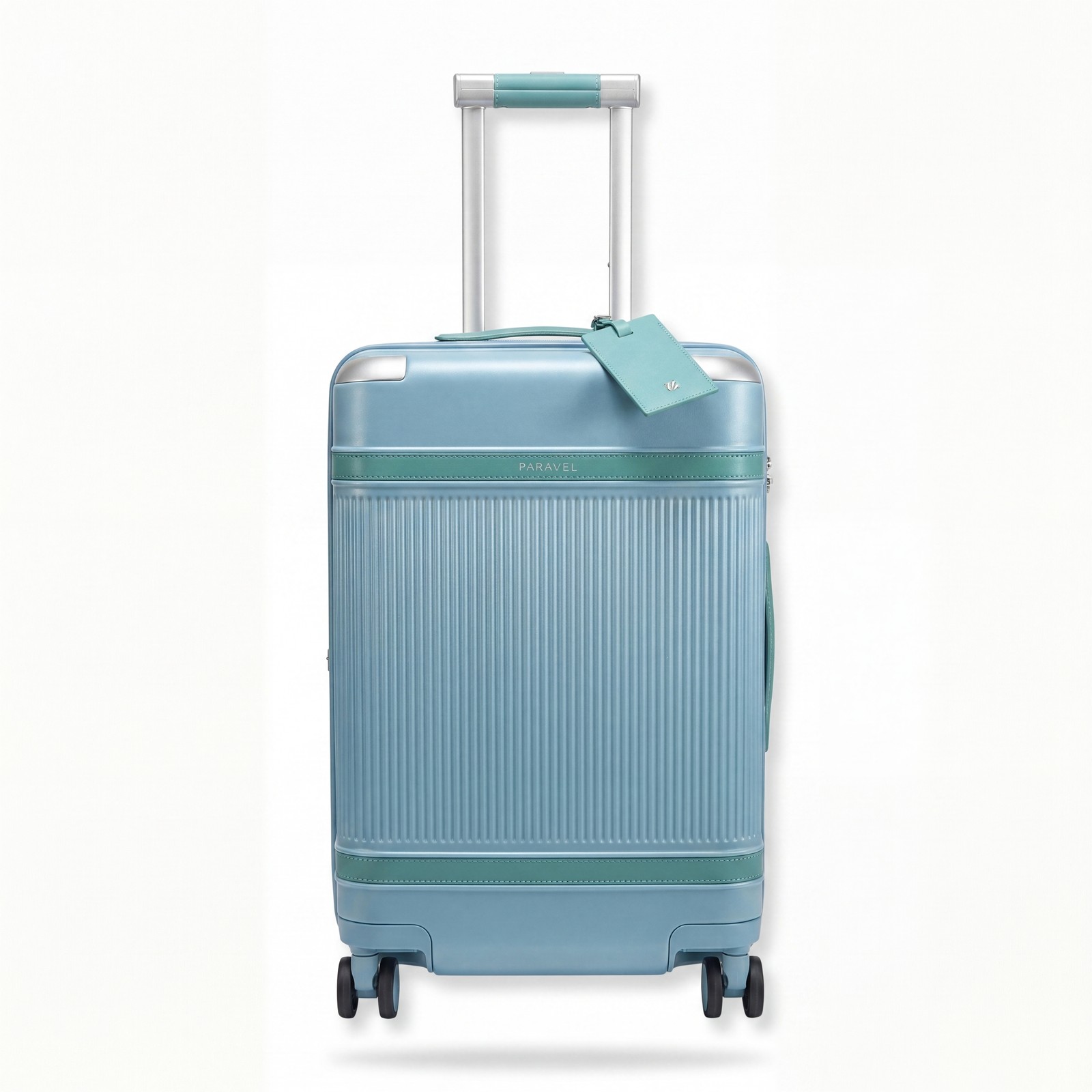 Paravel Aviator Carry-On Plus Spinner Suitcase Travel Luggage Marine Blue