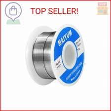 MAIYUM 63-37 Tin Lead Rosin Core Solder Wire for Electrical Soldering (0.8mm 50g