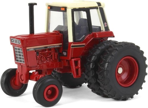 TOMY ERTL 1/64 International Harvester 1486 Tri-Stripe Wide Front with Rear Duals 44328