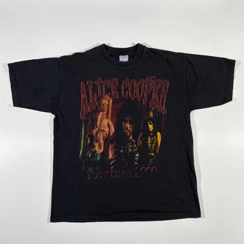 Alice Cooper Tourture Concert Tour Shirt XL All Spo 2000s vintage concert t-shirt, vintage, size XL, single stitch, B+ condition