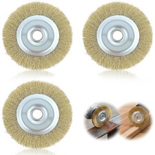 3x Metal Wire Wheel Brush for Ryobi Patio Cleaner RAC814 RY18PCA OPC1800 100mm