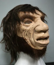 Neanderthal Primitive CaveDweller - Zagone Studios "Caveman" Adult Handmade Mask