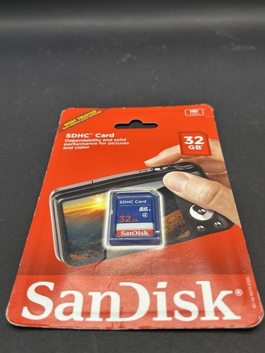 Genuine SanDisk 32GB SD SDHC Class 4 Flash Memory Card (SDSDB-032G-AW46) - New - Picture 3 of 4