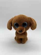 Ty DOUGIE Dachshund Puppy Beanie Boo Plush - Retired 6  2015