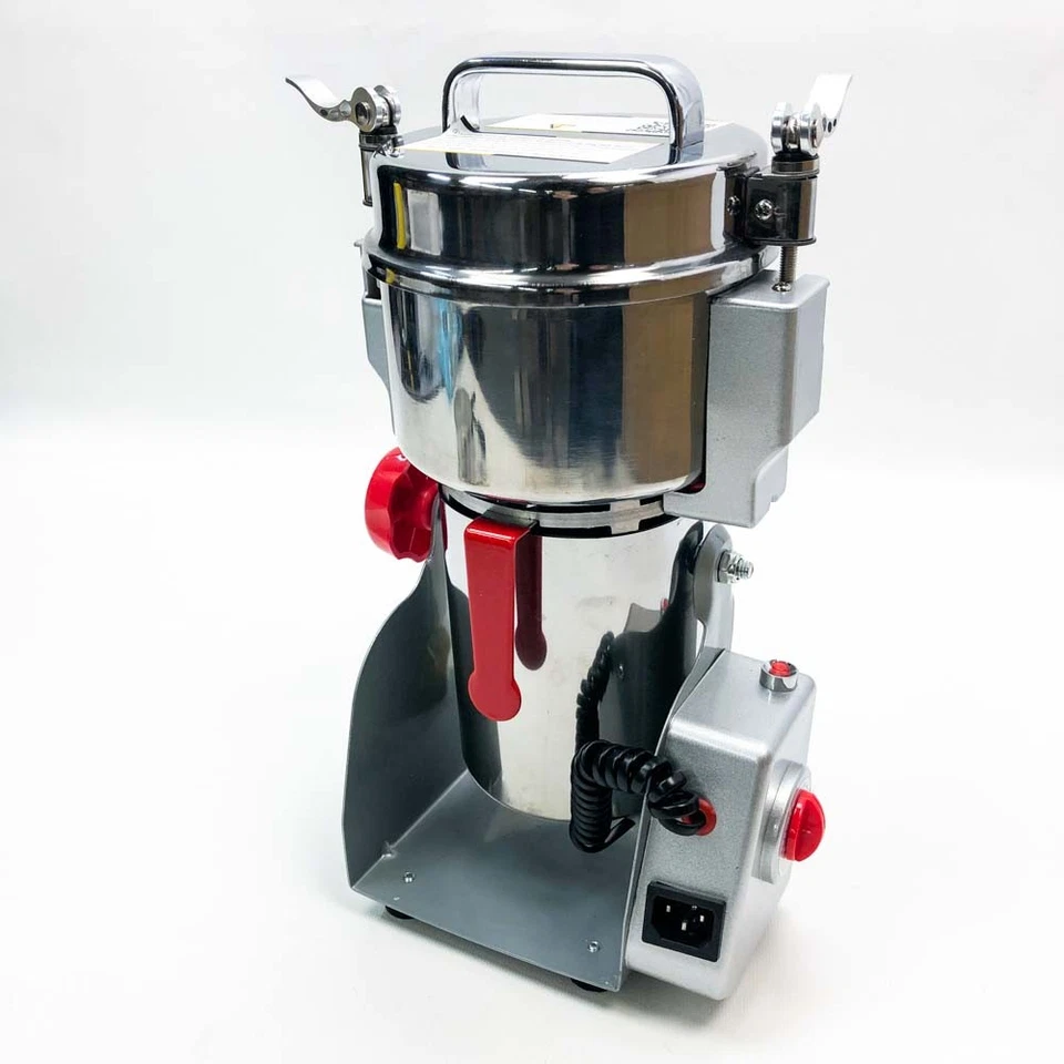 400g 1800W Sicherheitsvervesserte Gewürzmühle CGOLDENWALL Schrotmühle Edelstahl - Bild 3 von 4