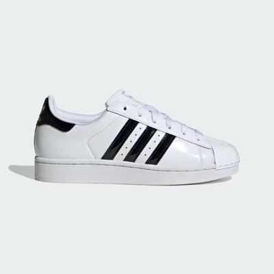 adidas Originals Superstar II Schuhe JS4010 Cloud White Core Black Gold Metallic