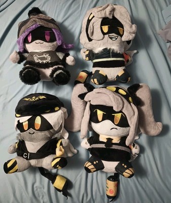 Uzi Doorman Murder Drones N J V  Set Of 4 Plush Dolls U.S.A Seller