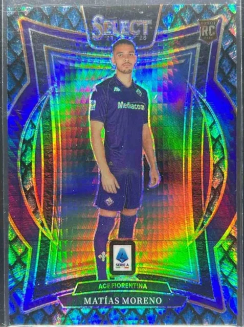 2024-25 Select Jade Dragon Scale Prizm 18/18 (Bookend 1/1) Matias Moreno RC
