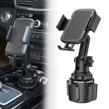 Universal 360 Adjustable Phone Mount Car Cup Holder Stand Cradle For Cell Phone