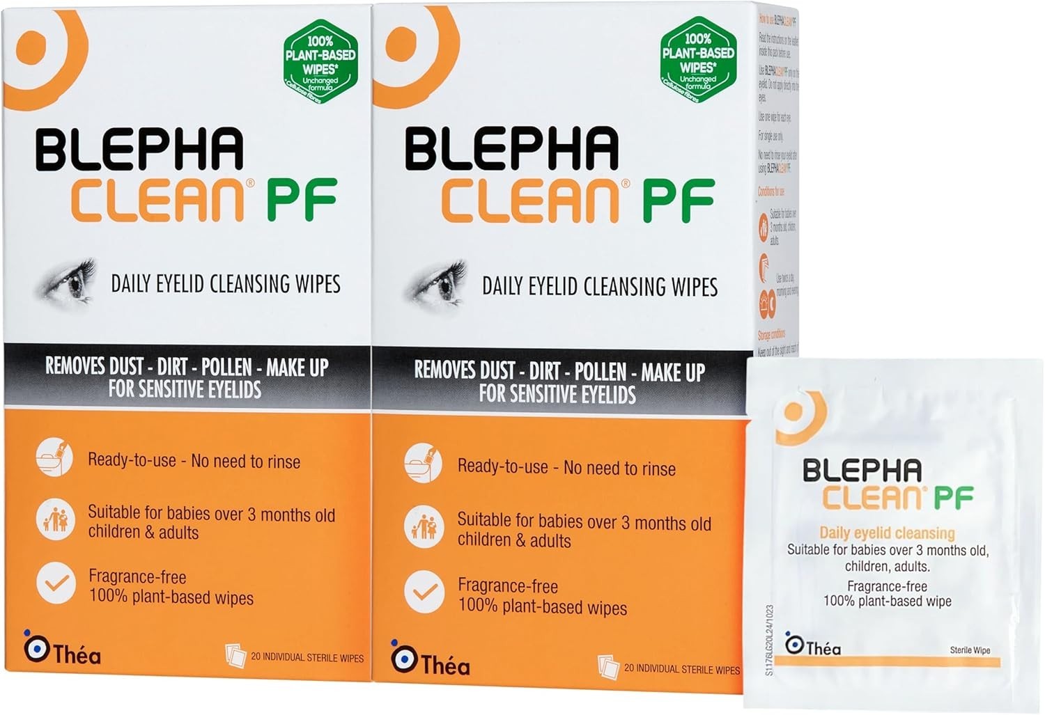 Discount Blephaclean 80 Wipes PF eyelid dry eye blepharitis treatment - Image 24