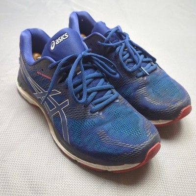 Asics Gel Nimbus 20 Herren Laufschuhe UK 12,5 - blau Strick gepolsterte Schuhe