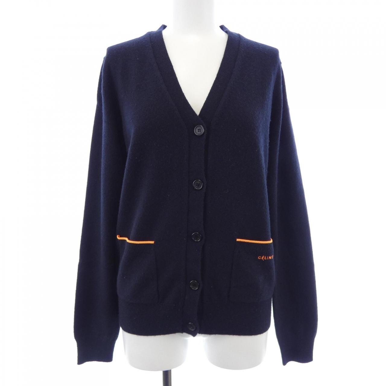 Authentic Celine CELINE 2 5Q67/4502 Cardigan #230-000-433-6609
