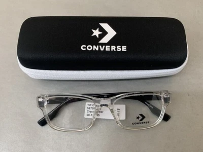 Converse CV5020YG Kids Clear Rectangular Full Rim Eyeglass Frames 50-16-135 - image 1 of 4
