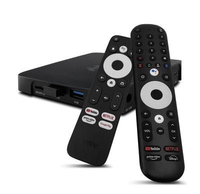 VU+ YAY GO PRO Android TV UHD Streaming Box Android 10.0/Chromecast integriert