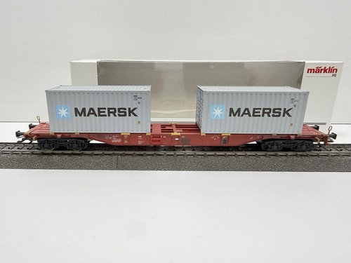 Märklin H0 47059 Container-Tragwagen "MAERSK",  Top In Ovp ! | Zustand: Gebraucht