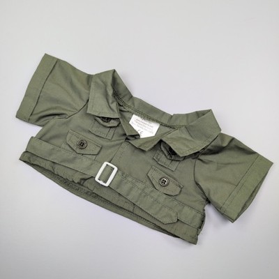 The Bear Mill grün khaki Jacke mit Gürtel Oberteil