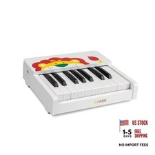 Kids Piano Keyboard, 18 Keys Digital Piano for Kids, Mini Music White