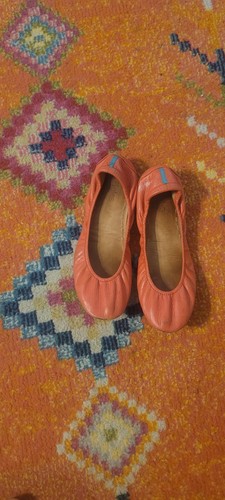 Tieks Womens Ballet Flats Size 10 Cardinal Red Nappa Leather Comfy Travel Shoes