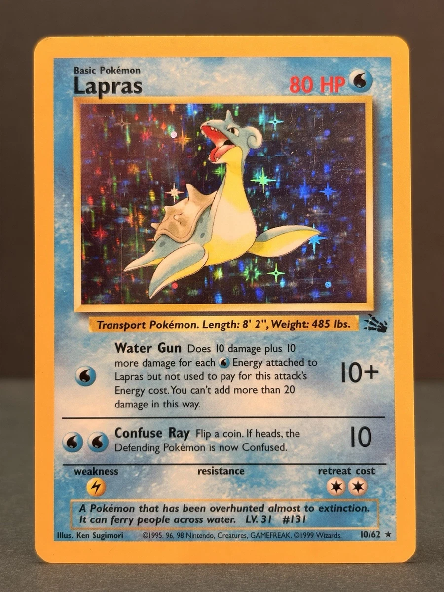 Pokmon Lapras Pokmon TCG Holo Rare Individual Collectible Card Game Cards  for sale - eBay