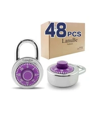 LanuBe Standard Dial Combination Lock 2 inches.Wide, with Different Combinations