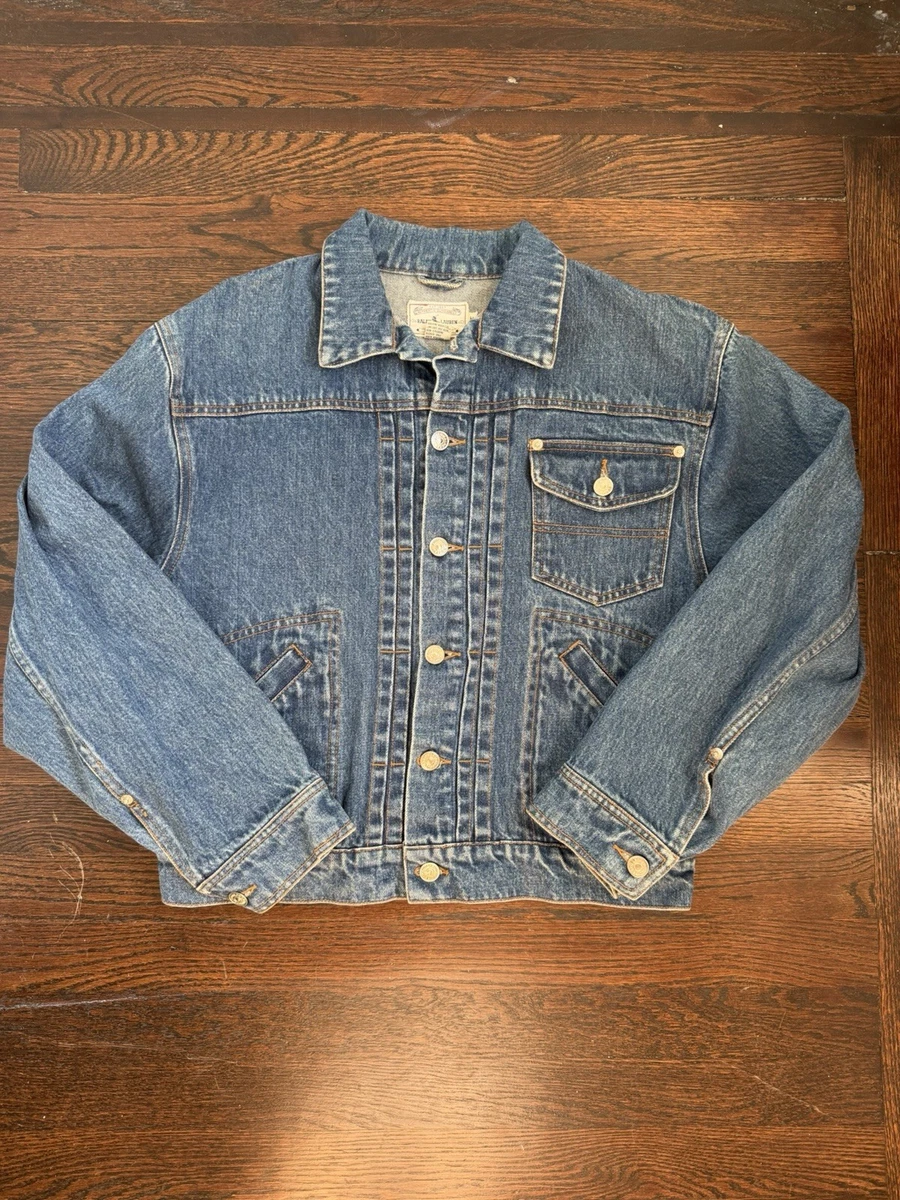 vintage polo ralph lauren denim jacket products for sale | eBay