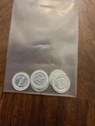🌈 FIVE (5) ASSORTED 999 FINE SILVER 1 GRAM BARS & ROUNDS.  LOT OF 5.